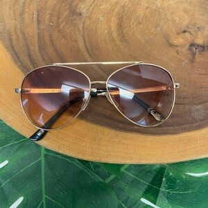 Tommy Hilfiger Ombre Lenses Aviator Sunglasses